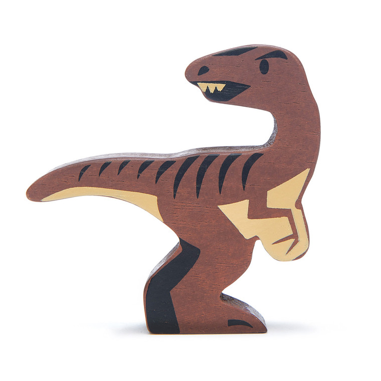 Velociraptor Wooden Dinosaur | Tender Leaf Toys