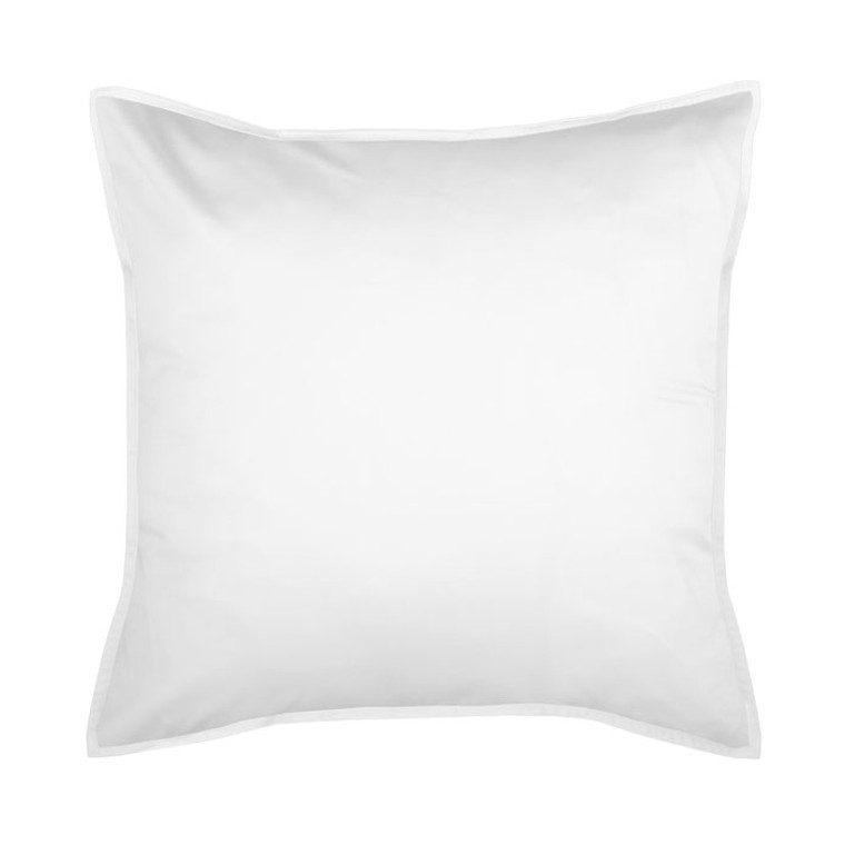 Nara White European Pillowcase | Linen House