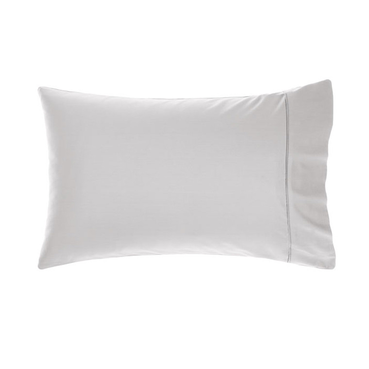 Nara Silver Standard Pillowcase | Linen House