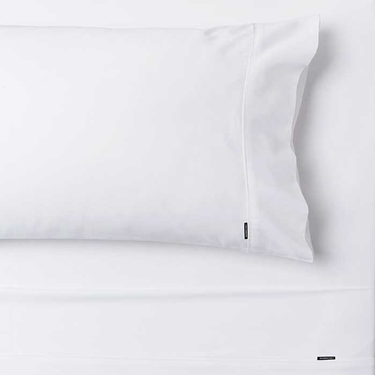 Linen House Augusta White 500TC Cotton Sheet set|White