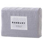 French Linen Quilt Cover Set Silver | Bambury