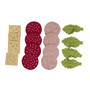 Sandwich Toppings/16pc Felt Food by Papoose Toys|
