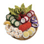 Salad Set/30pc Felt Food by Papoose Toys