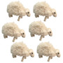 Sheep with removable coats/6pc  by Papoose Toys|