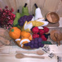 Papoose toys felt fruit platter