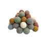 Earth 3.5cm Felt Balls  by Papoose Toys|