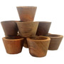 Natural Wooden Small Bowls 12 Piece Set