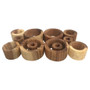 Natural Wooden Nested Tubes 12 Piece Set | Papoose Toys