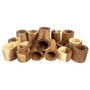 Natural Wooden Tubes 16 Piece Set | Papoose Toys