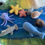 Estuary+Sea Animal Set 8 Piece Set by Papoose Toys