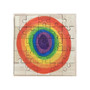 Hand Painted Bright Rainbow Moon wooden Jigsaw Puzzle by Papoose Toys