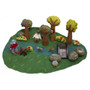 River play mat - scene set up
