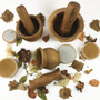 Wooden Mortar & Pestles
