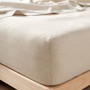 Nimes Natural Fitted Sheet | Linen House
