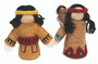 Native American Wood Family 3pc | Papoose Toys