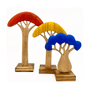 African Trees Rainbow 3 Piece Set | Papoose Toys