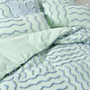 Linen House Metung Mint Quilt Cover Detail