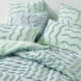 Linen House Metung Mint Quilt Cover Detail