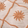 Tangier Clay Quilt Cover detail by Linen House