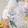Lyra bedding fabric texture and floral motif detail
