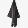 Linen House Marley charcoal towel hanging with chenille border