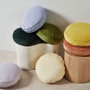 Toro Round Velvet Cushions by Linen House in assorted colours