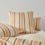 Bed styled with Linen House Cottesloe Nectar European Pillowcase