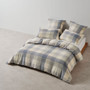 Linen House Wellington Cornflower quilt cover set in cotton waffle