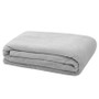Microplush Throw by Bambury in Silver Folded