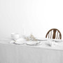 Nimes White Tablecloth by Linen House|White