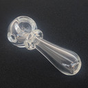 Crystal Clear Glass Hand Pipe - Wholesale box of 200