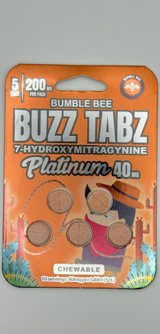 Bumble Bee Buzz Tabz 7-Hydroxy 5ct 40mg each