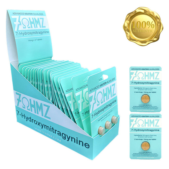 7ohmz Advanced Kratom Alkaloids wholesale box - 100% Authentic GUARANTEED