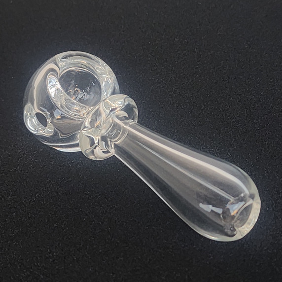 Crystal Clear Glass Hand Pipe - Wholesale box of 200