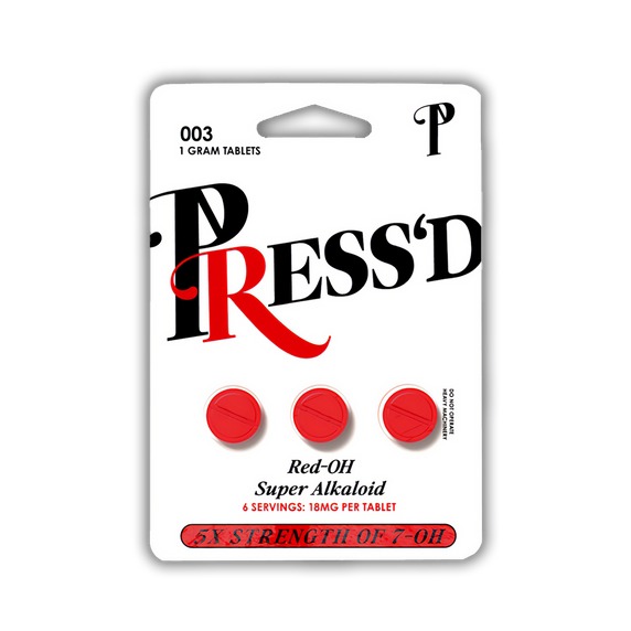 Press'd Red OH Super Kratom Alkaloids