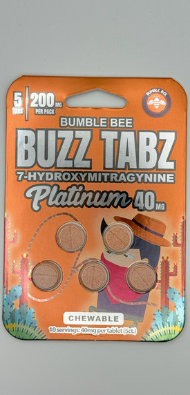 Bumble Bee Buzz Tabz 7-Hydroxy 5ct 40mg each