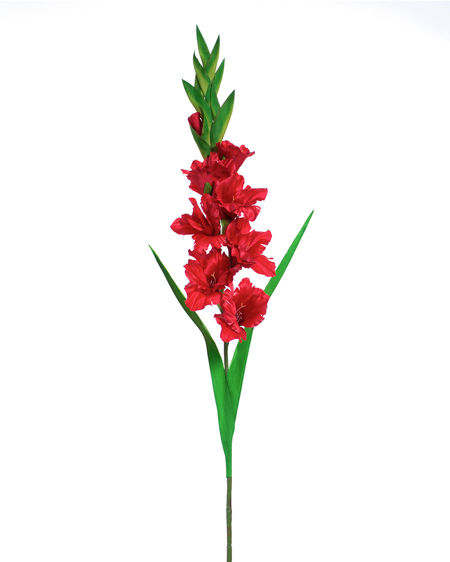 35" Gladiola Silk Flower Stem