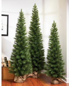 5' Austrian Pine Slim Artificial Christmas Tree