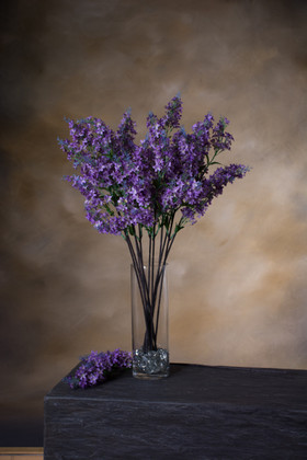 Lavender Silk Lilac Stem