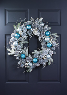 Winter Morning 30" Artificial Holiday Wreath