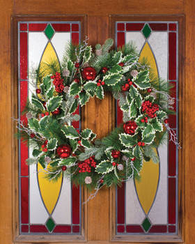 Jingle Bells 24" Artificial Holiday Wreath