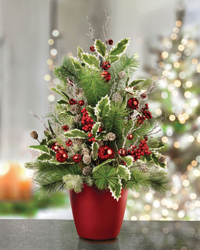 Jingle Bells Artificial Holiday Tabletop Tree