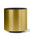 Cylinder Container - 16" W x 15" H - Brushed Gold