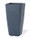 Tall Cubico Decorative Container - 12"W x 23"H Granite Gray