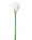 28" Large Silk Calla Lily Flower Stem in Cream.