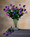 29" Pansy Silk Flower Stem Spray in Purple.