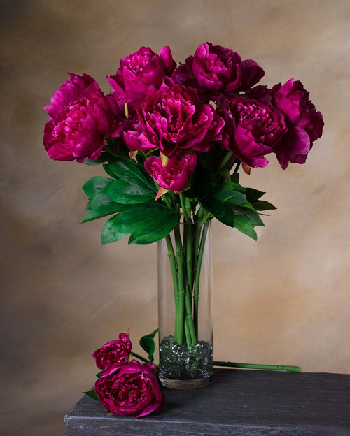 Beauty Peony Silk Flower Stem