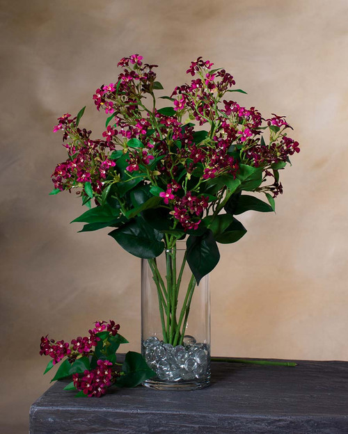 Beauty Wild Lilac Silk Flower Stem Spray