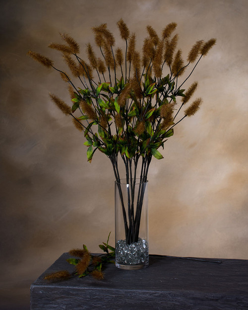 28" Faux Heather Artificial Flower Stem Spray