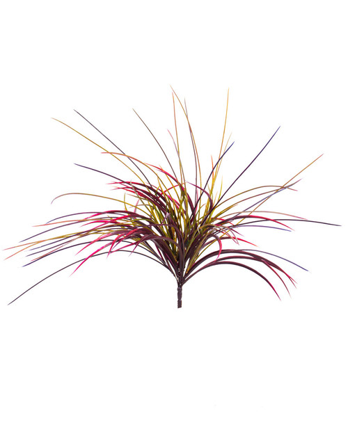 Artificial Mountain Grass Spray - 22" - Burgundy